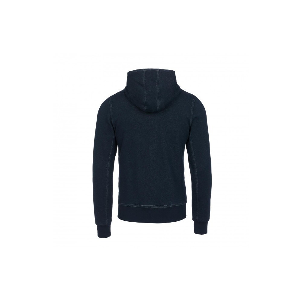 Men's Full Zip Cotton Sweatshirt Indigo