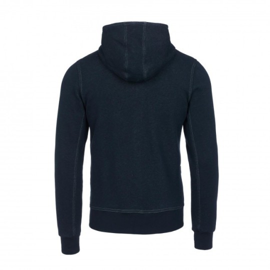 Men's Full Zip Cotton Sweatshirt Indigo