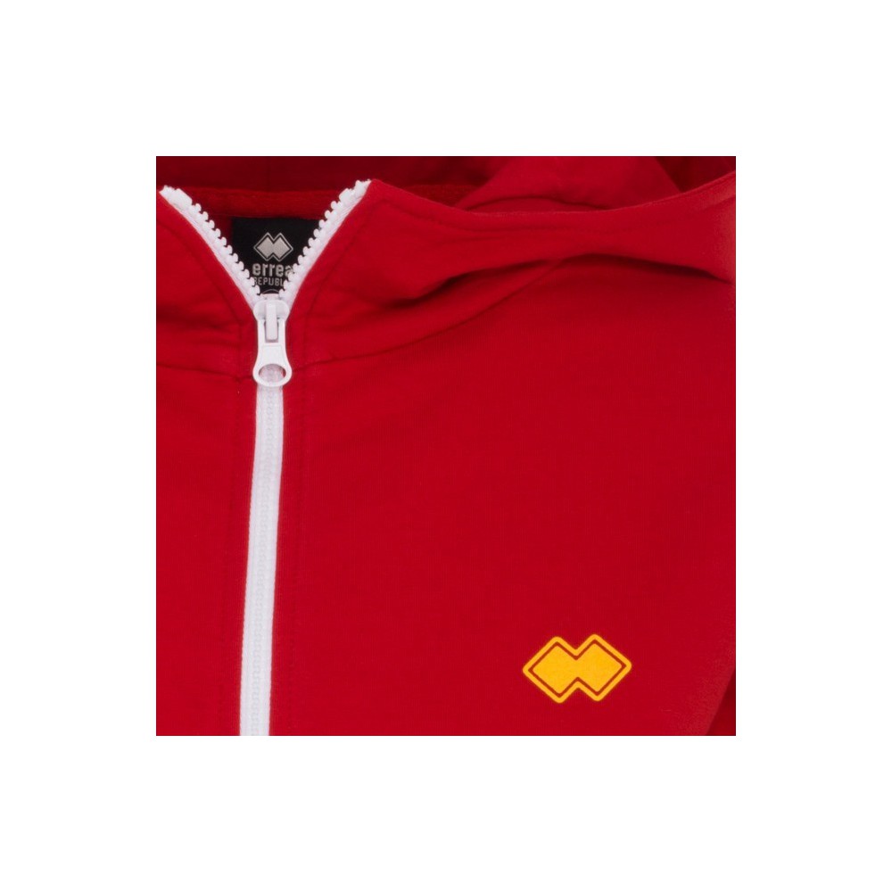 Trend FW 18/19 woman full zip sweat Rosso