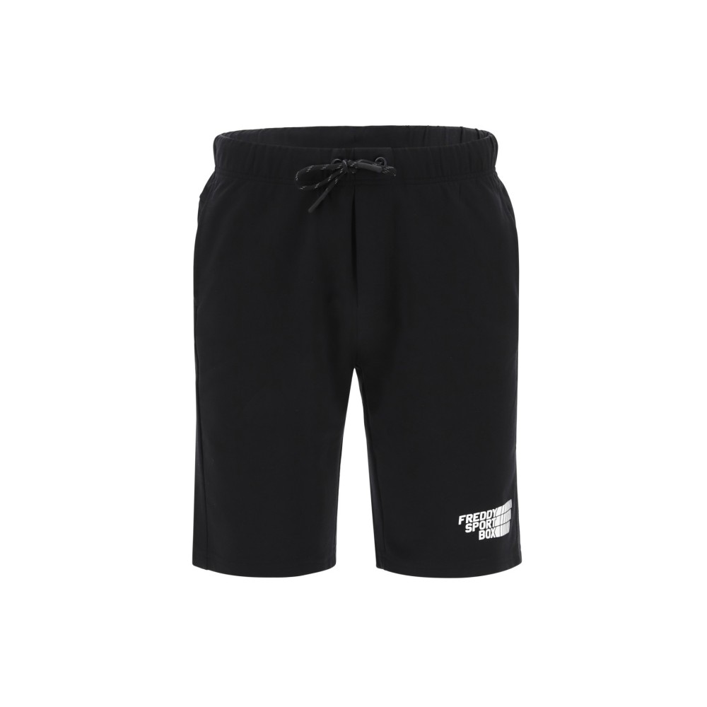 Men's stretch sports Bermuda shorts with FREDDY print SPORT BOX