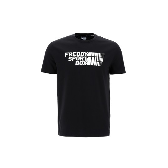 Stretch T-shirt with FREDDY print SPORT BOX