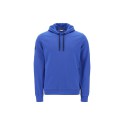 Men's stretch sweatshirt with hood and zipped pockets