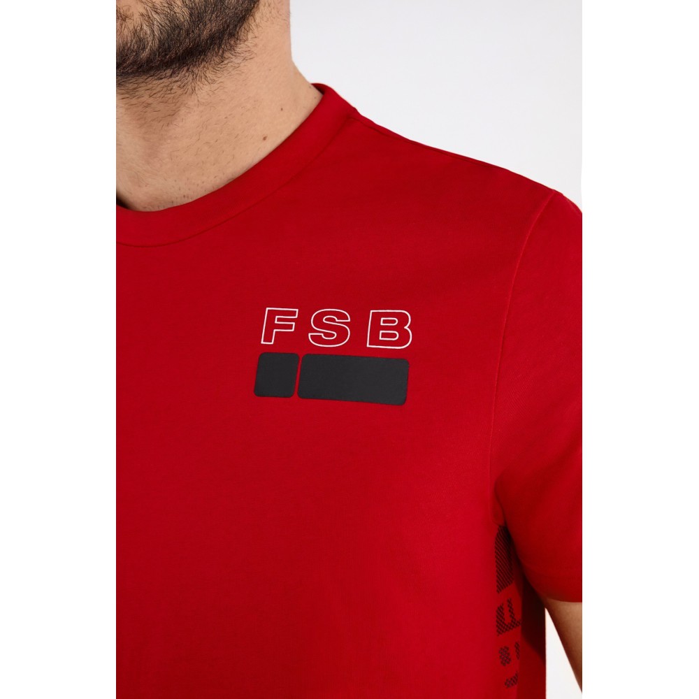 T-shirt Uomo con stampa FREDDY SPORT BOX sui fianchi