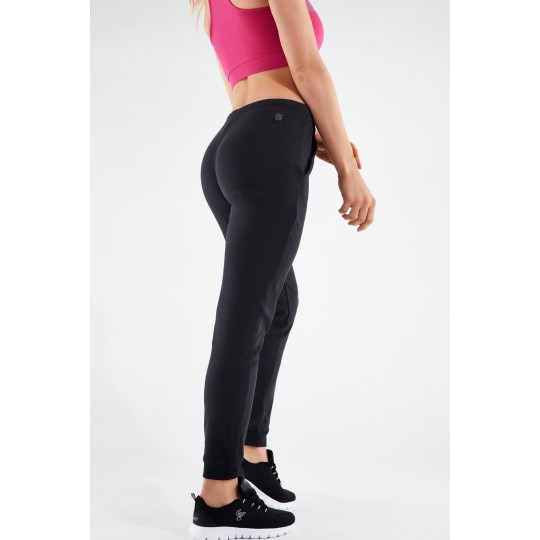 Women's FREDDY sports trousers in interlock with cuff hem