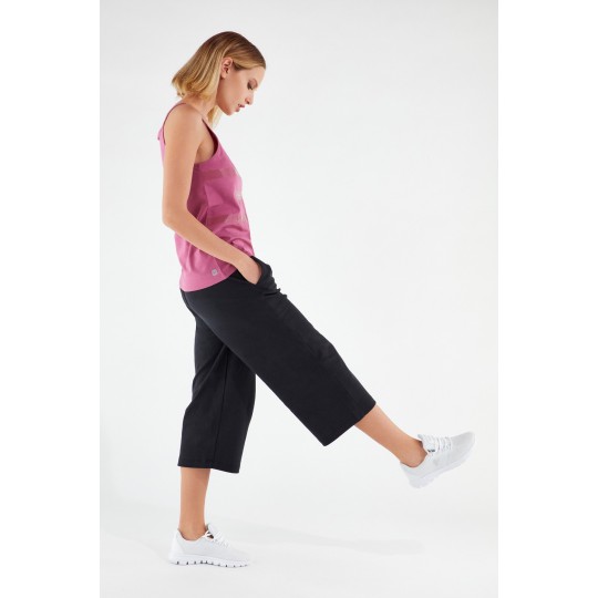 Pantaloni Donna Freddy sportivi cropped in interlock