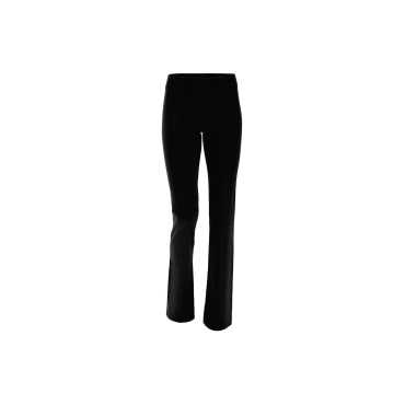 Women's trousers FREDDY straight bottom with rhinestone and plastisol decoration
