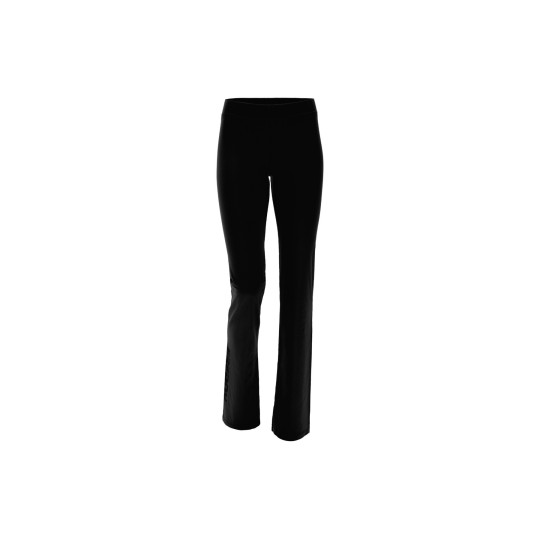 Women's trousers FREDDY straight bottom with rhinestone and plastisol decoration