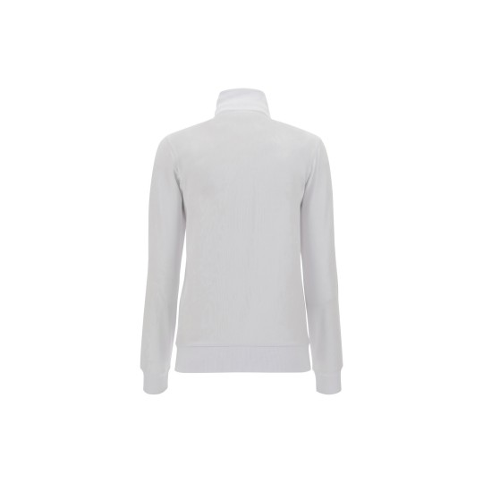 Women's zipped turtleneck sweatshirt FREDDY with rhinestone decoration