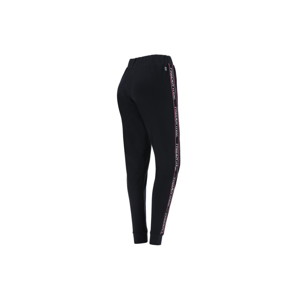 Women's fitness pants with drawstring and cuff bottom FREDDY MOV.