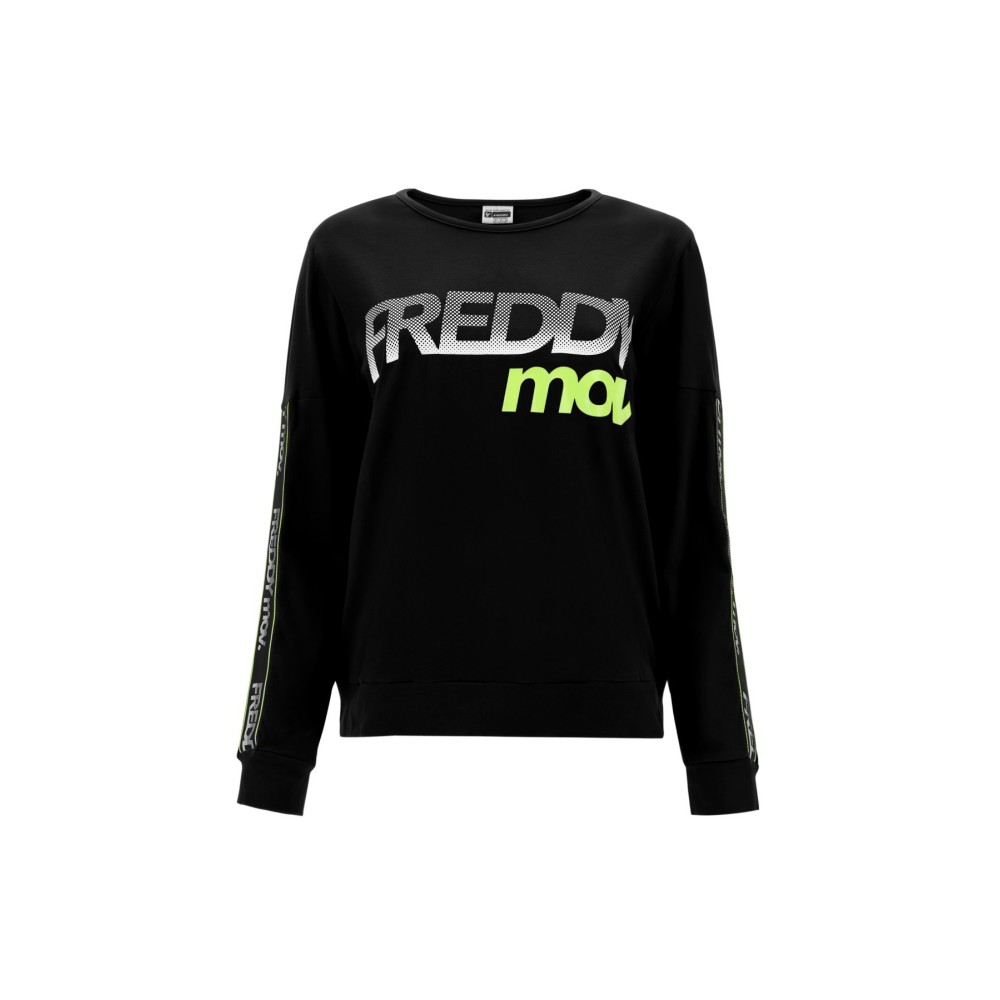 Women's fitness sweatshirt FREDDY MOV. Comfort Fit