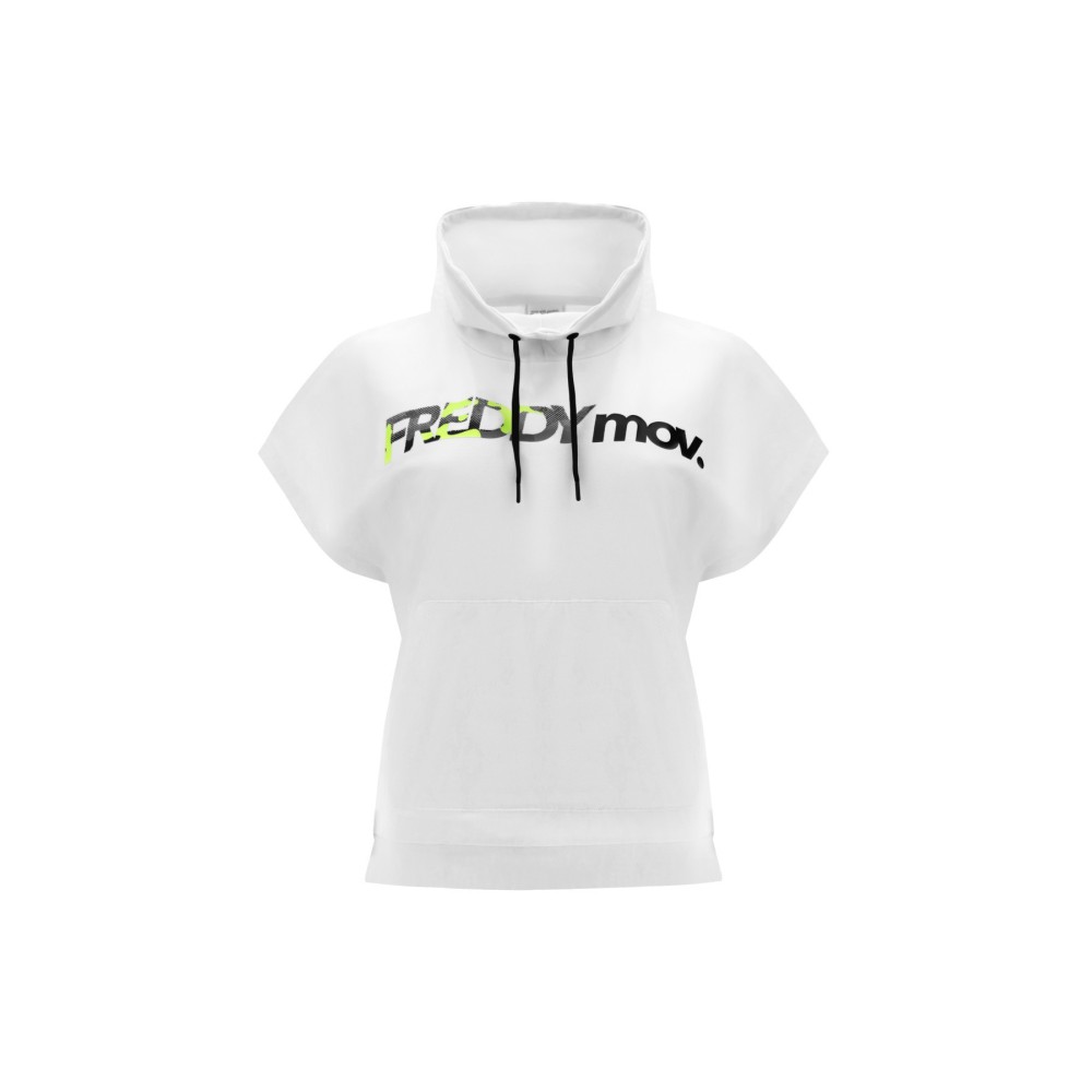 Fitness sweatshirt FREDDY MOV. Comfort Short Cap Sleeves