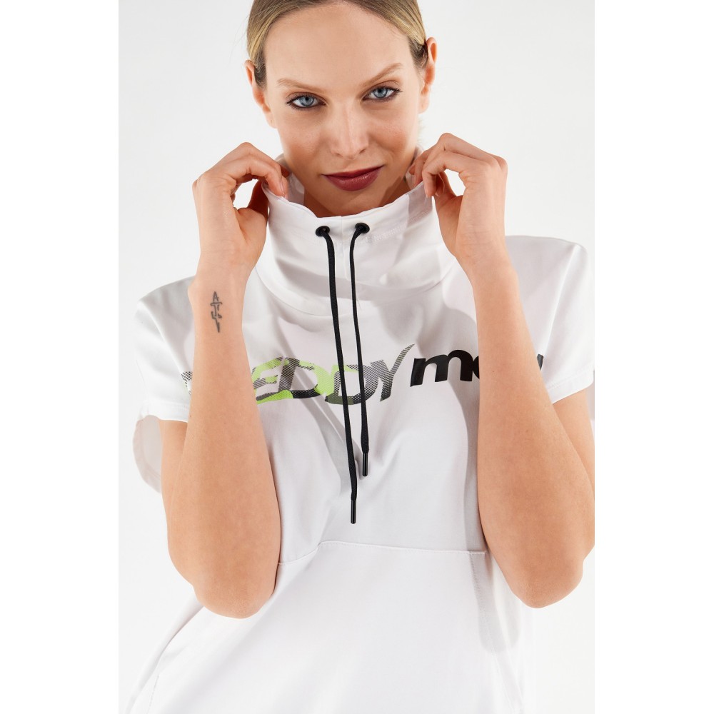 Fitness sweatshirt FREDDY MOV. Comfort Short Cap Sleeves