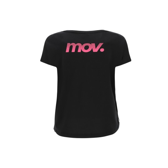 T-shirt Donna fitness comfort con stampe e nastri jacquard