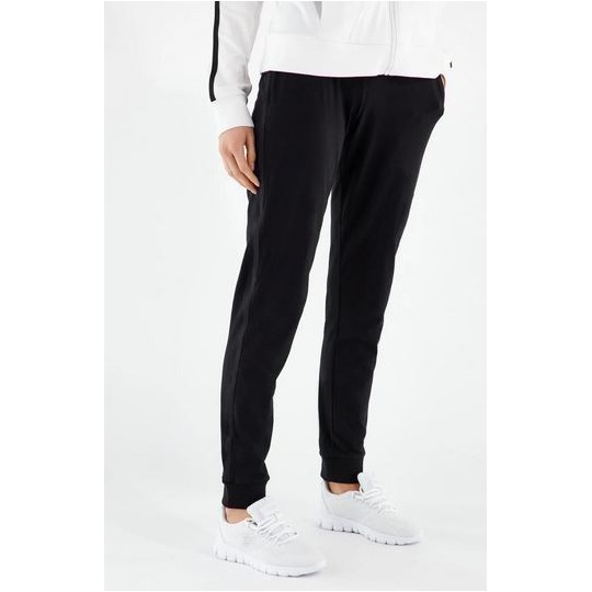 Tuta Donna da ginnastica elasticizzata con bordatura in jacquard