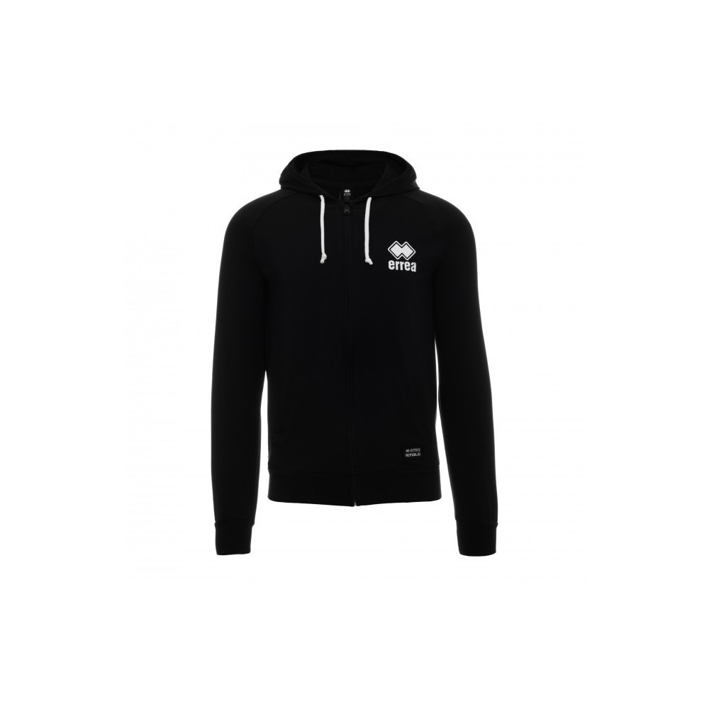 ESSENTIAL SS21 MAN LOGO-ZIP HOODIE