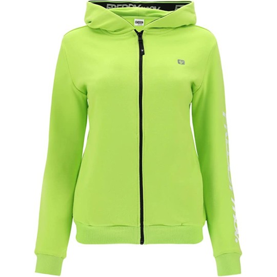 Women's fitness sweatshirt FREDDY MOV. with hood and zip Women's fitness sweatshirt FREDDY MOV. with hood and zip