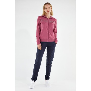 Women's interlock tracksuit decorated with rhinestones FREDDY 2