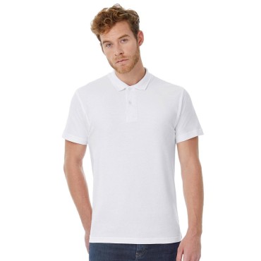 Men's Short Cotton Polo Shirt B&C