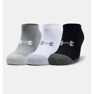 HeatGear® No Show Socks for Adults - Pack of 3 Pairs
