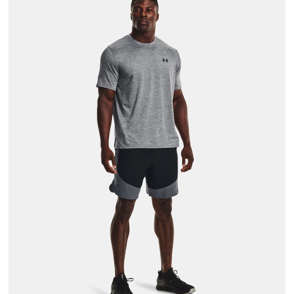 Short UA HIIT Woven Colorblock da uomo