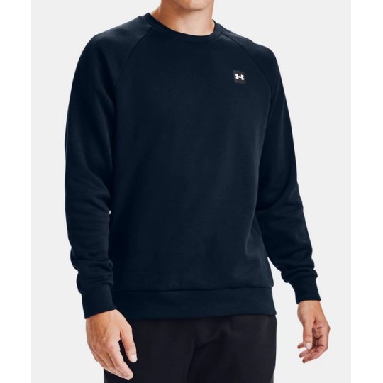 Felpa UA Rival Fleece Crew da uomo