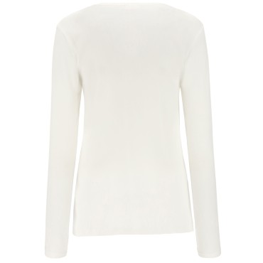 Prince of Wales insert long-sleeved T-shirt with print 2