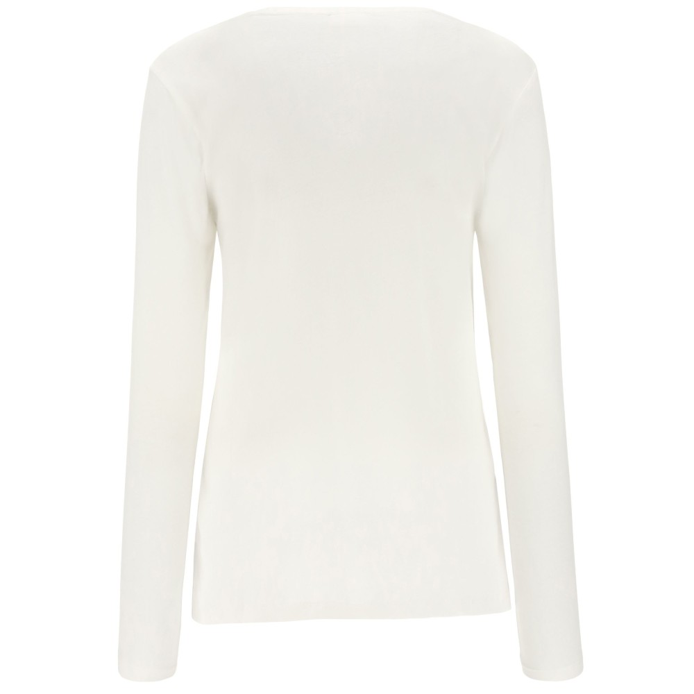 Prince of Wales insert long-sleeved T-shirt with print