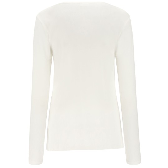 Prince of Wales insert long-sleeved T-shirt with print