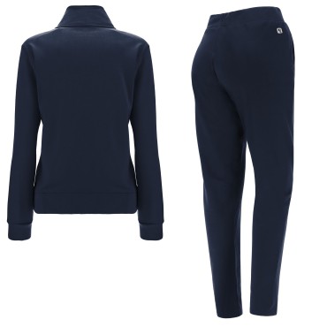 Cotton jumpsuit with FREDDY print in color tone rhinestones 2