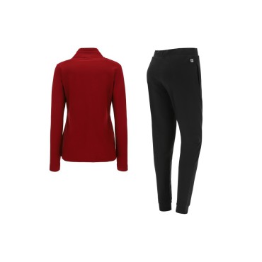 Cotton jumpsuit with vertical rhinestone print 2