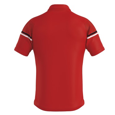 Men's Polo Shirt Dominic Red-White-Black 2
