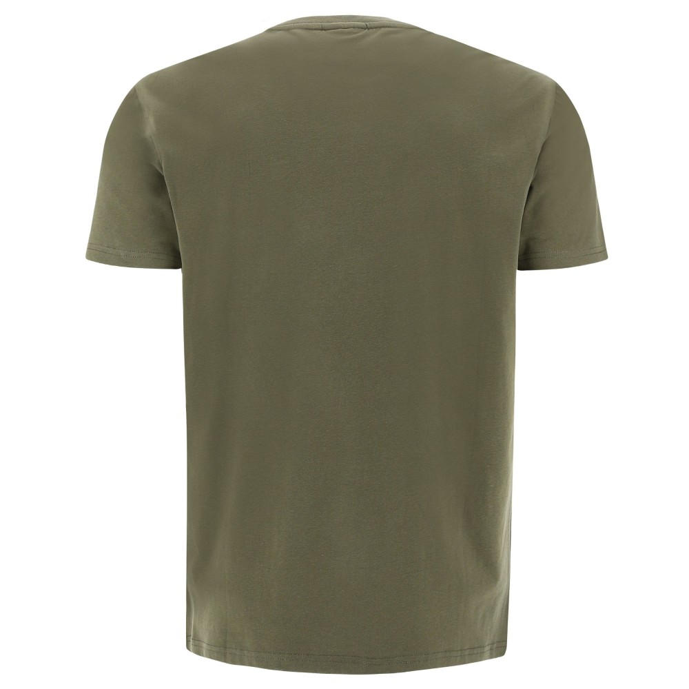 Single-colour T-shirt with large glossy print FREDDY SPORT BOX