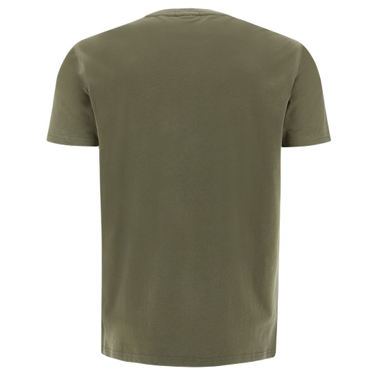 Single-colour T-shirt with large glossy print FREDDY SPORT BOX