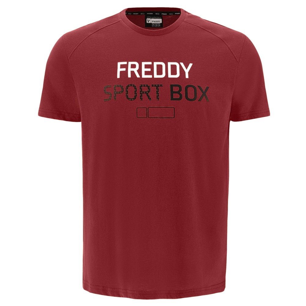 T-shirt con No Logo e stampa composita FREDDY SPORT BOX