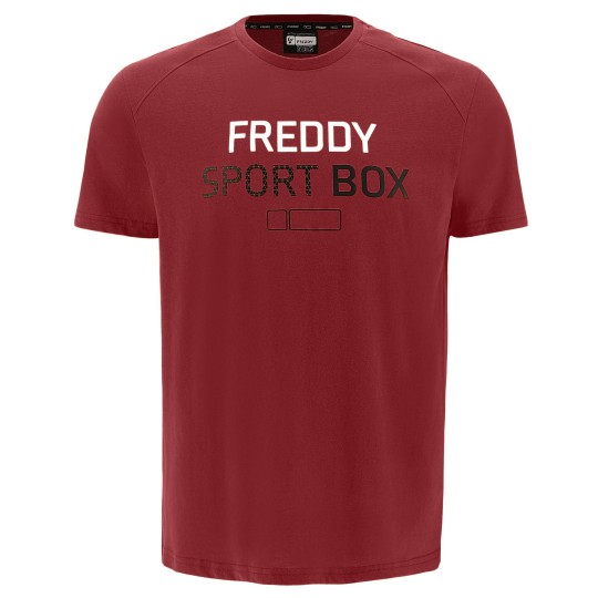 T-shirt con No Logo e stampa composita FREDDY SPORT BOX