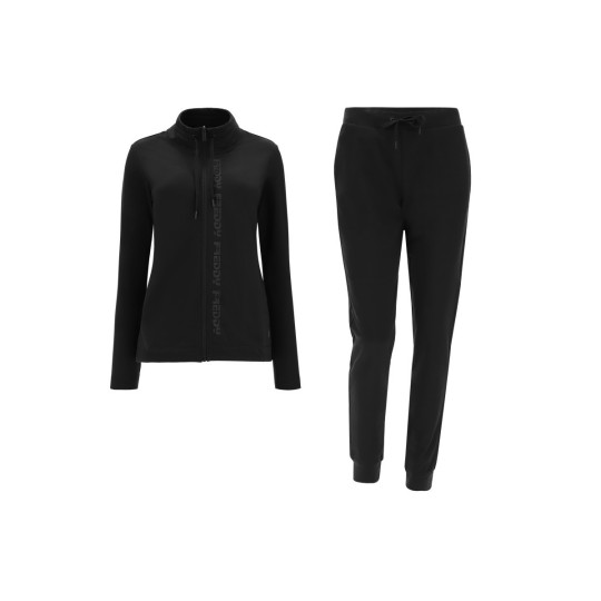 Cotton jumpsuit with vertical print Women FREDDY