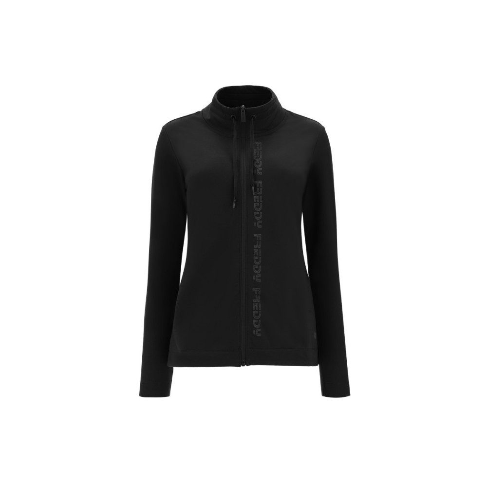 Cotton jumpsuit with vertical print Women FREDDY