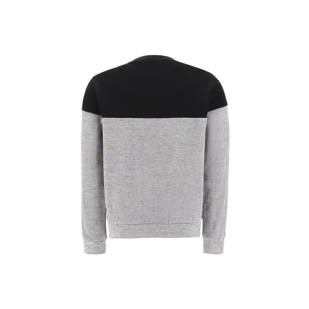 Two-tone mélange sweatshirt with vertical print FREDDY SPORT BOX