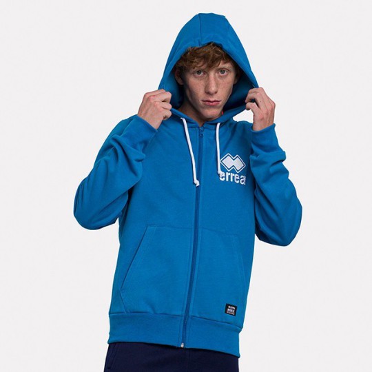 ESSENTIAL FW21/22 MAN EMBROIDERY SWEATSHIRT ZIP/HOODY AD