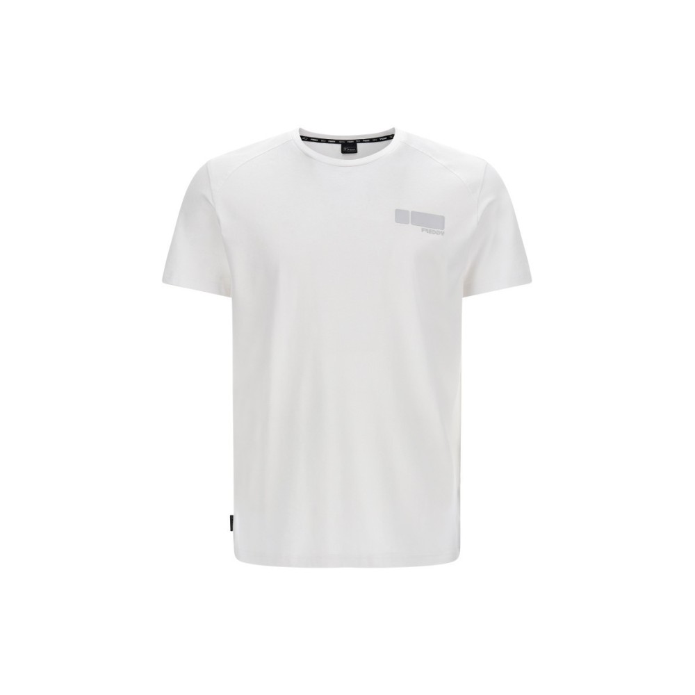 Stretch T-shirt with small matching No Logo