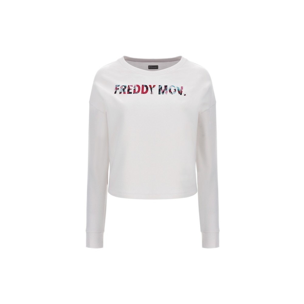 Floral print crop top fitness sweatshirt FREDDY MOV.