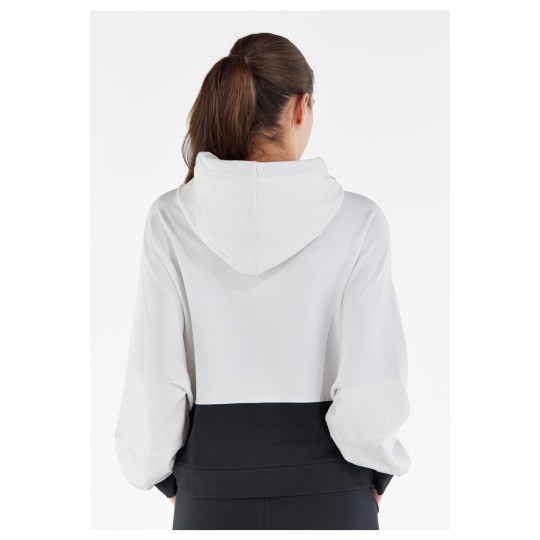 Over-fit hooded sweatshirt with large print FREDDY front