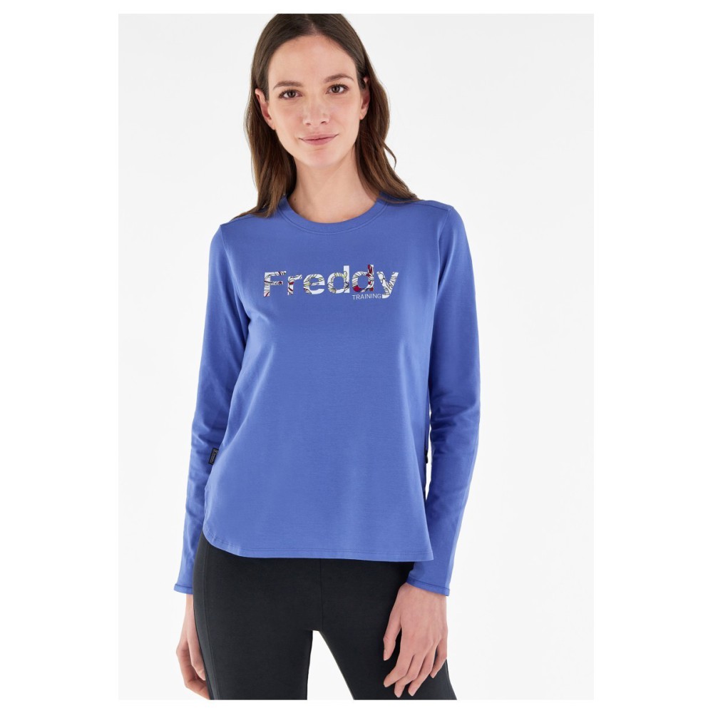 Crewneck sweatshirt with floral print Crewneck sweatshirt with floral print