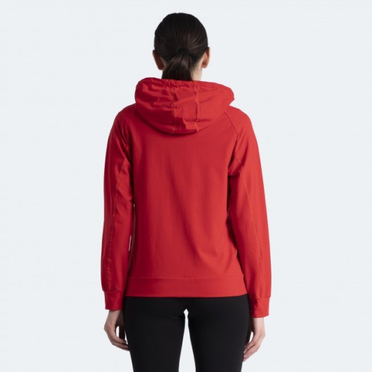 ESSENTIAL SS22 WOMAN LOGO SCRIPT HOODY ZIP