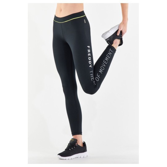 Recycled D.I.W.O. ® leggings with belt and print detail