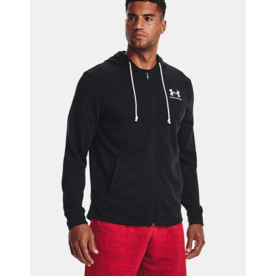 Felpa UA Rival Terry Full Zip da uomo