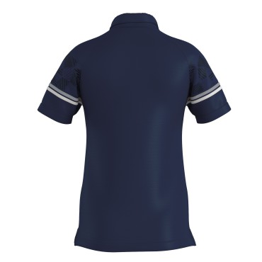 Darya Women's Polo Shirt Blue White Grey 2