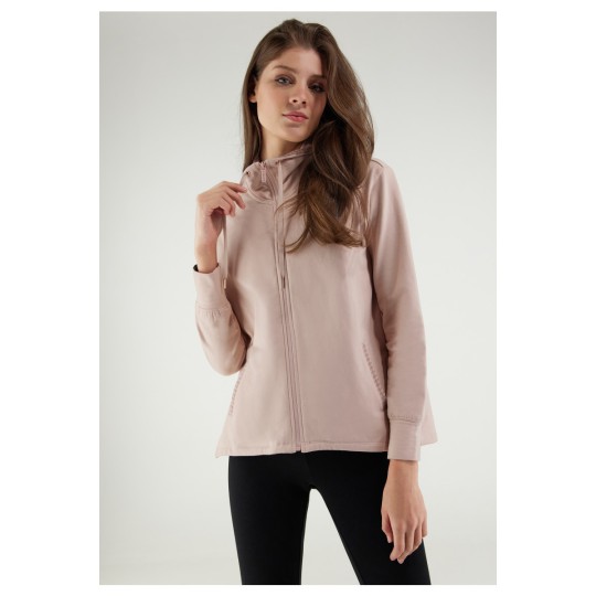 Felpa Donna Zip Cappuccio