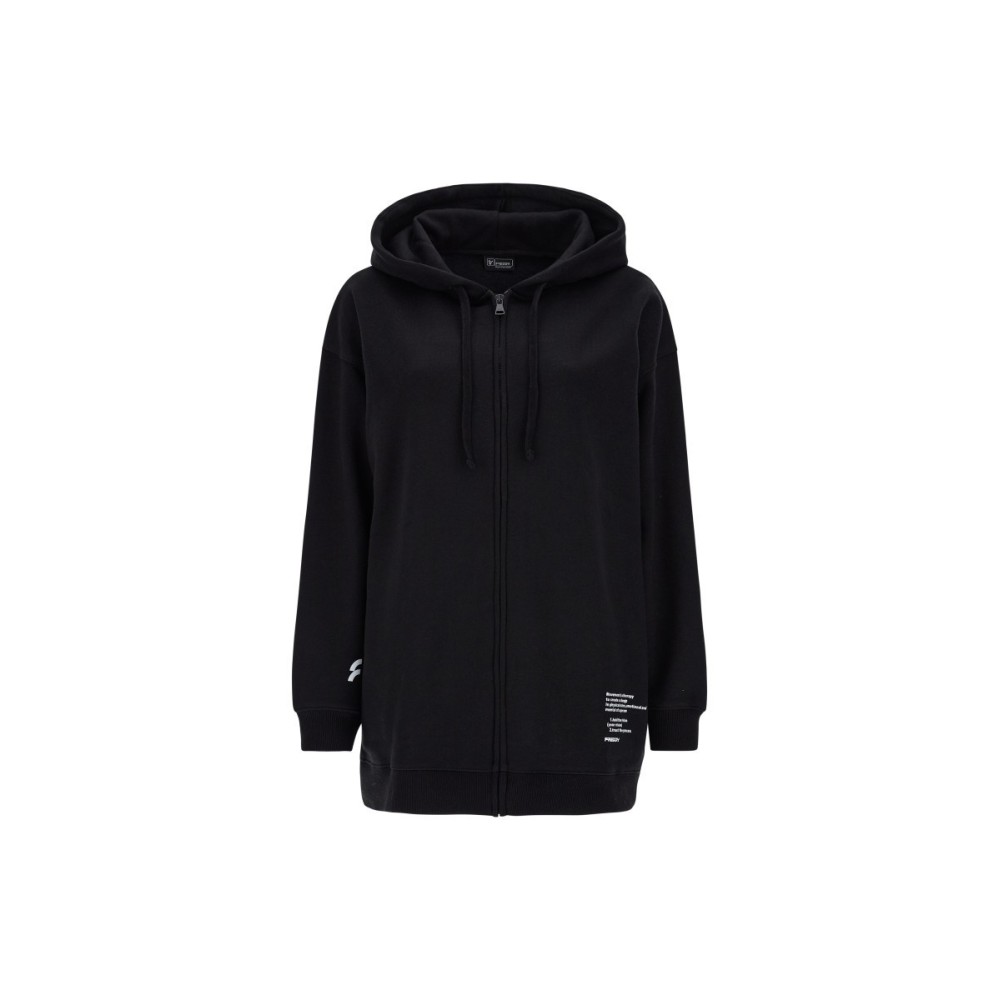 Long Zip Sweatshirt and Hood
