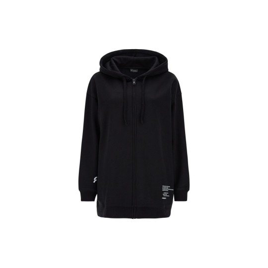 Long Zip Sweatshirt and Hood